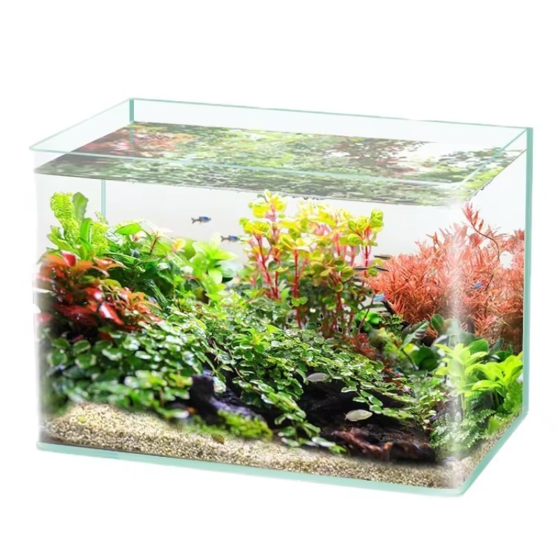Aquarium Fish Saltwater - Akwarium biurkowe w pudełku, ultra przezroczyste,