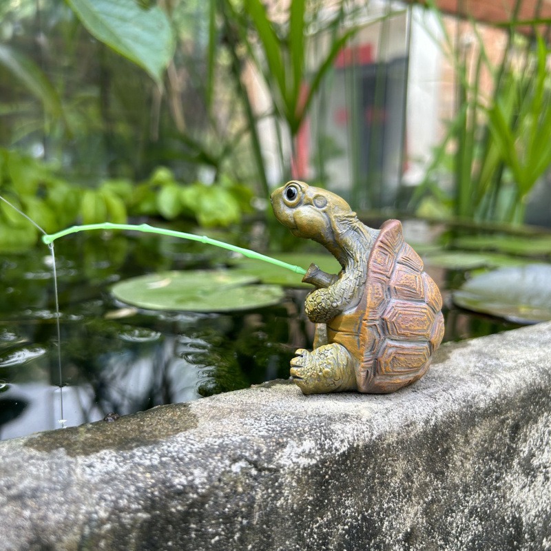 Żółw wędkarski akwarium dekora – Aquarium Fish Pond recenzja i cena