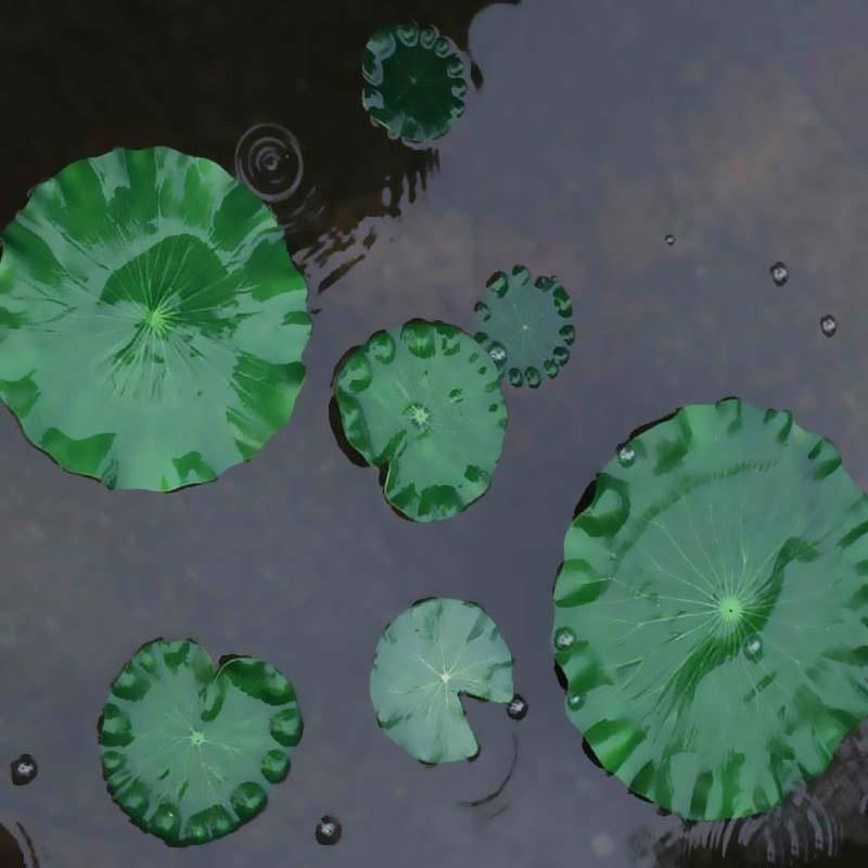 Sztuczne liście lotosu bez kwi – Aquarium Fish Pond recenzja i cena