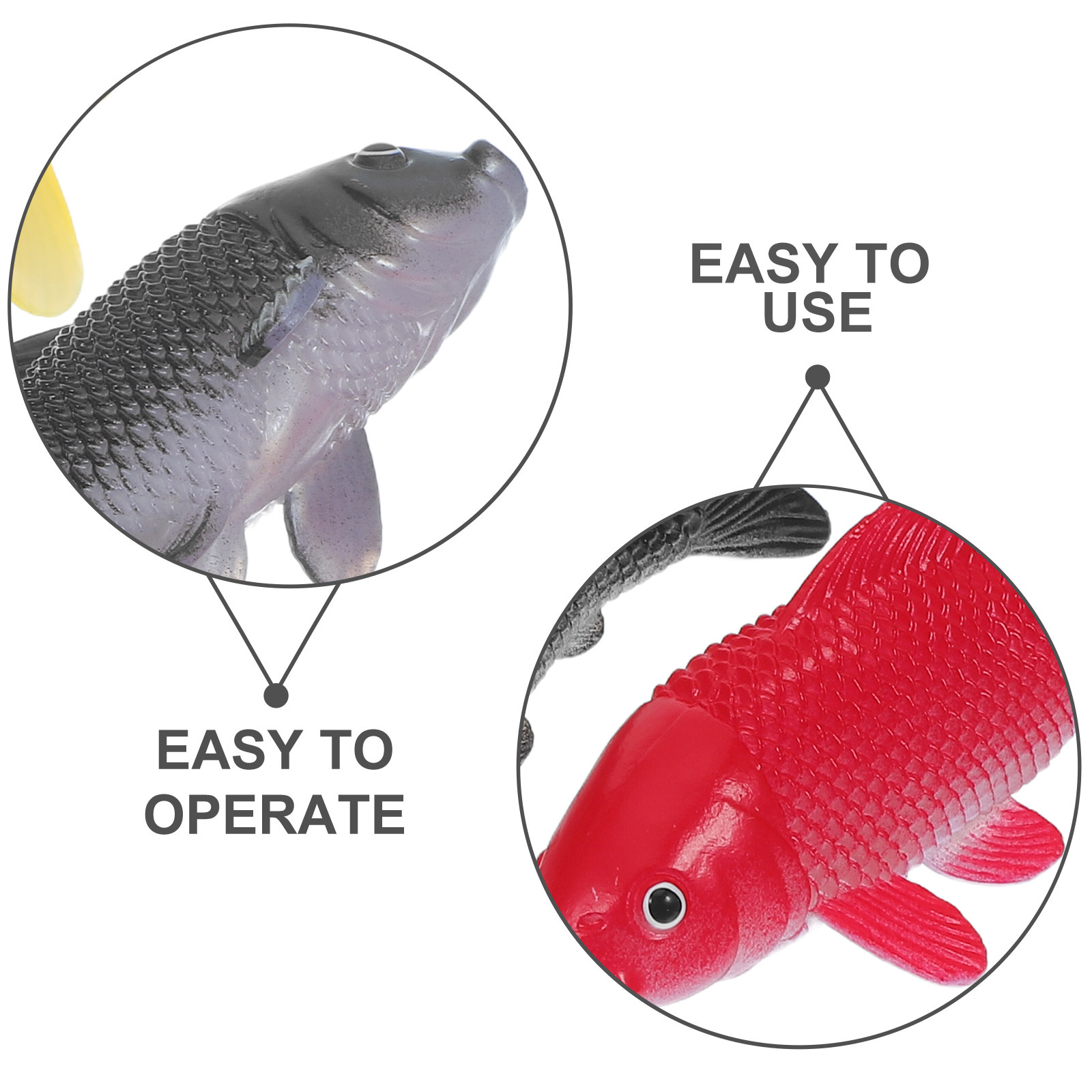 3 szt. Realistyczne plastikowe – Aquarium Fish Pond recenzja i cena