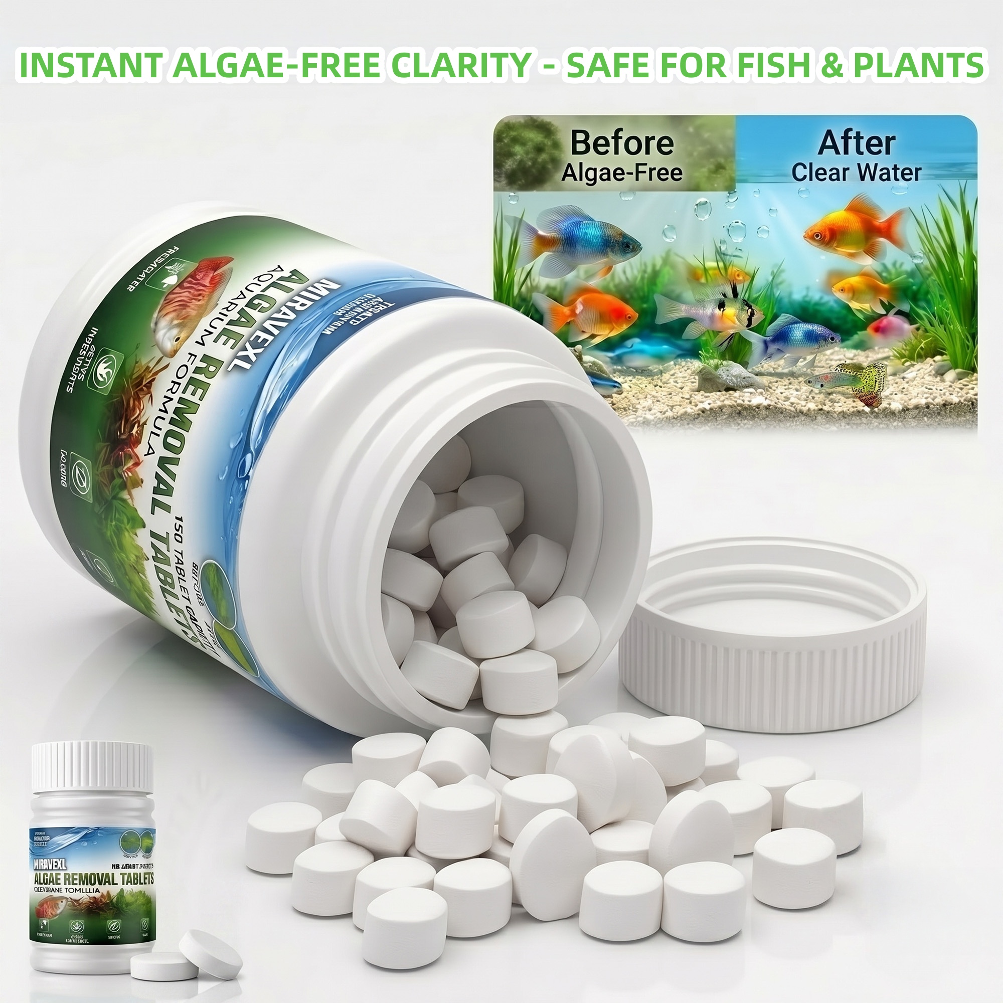 Tabletki do zwalczania alg w a – Aquarium Fish Pond recenzja i cena