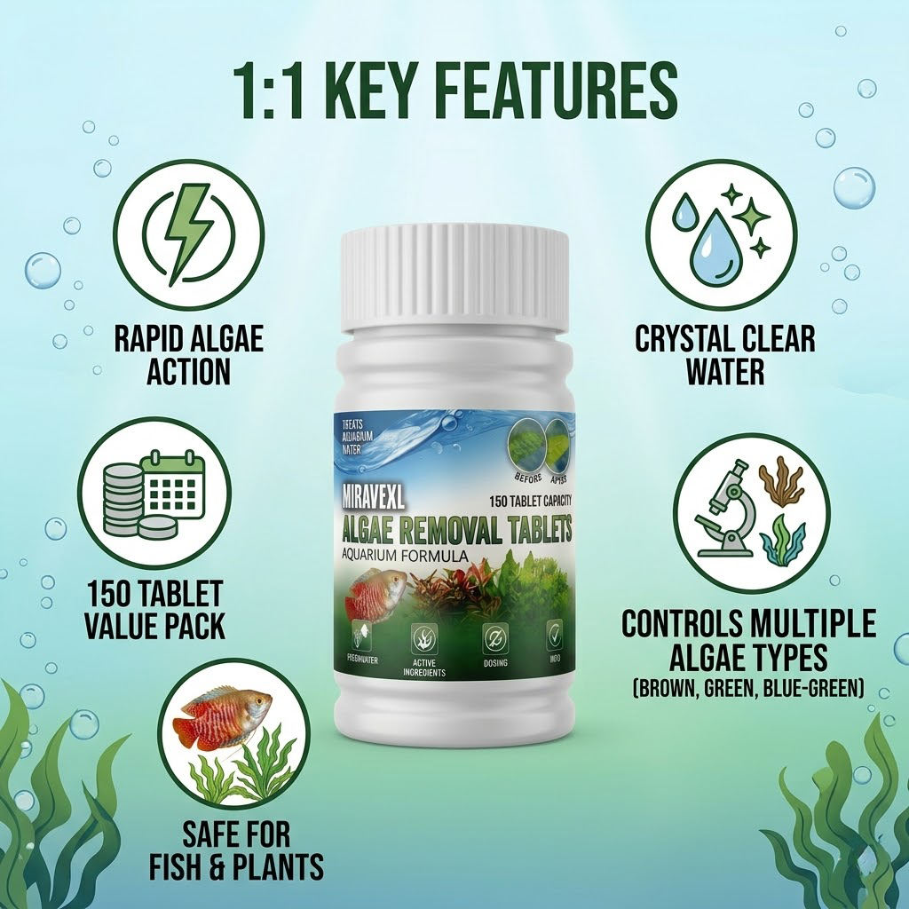 Tabletki do zwalczania alg w a – Aquarium Fish Pond recenzja i cena