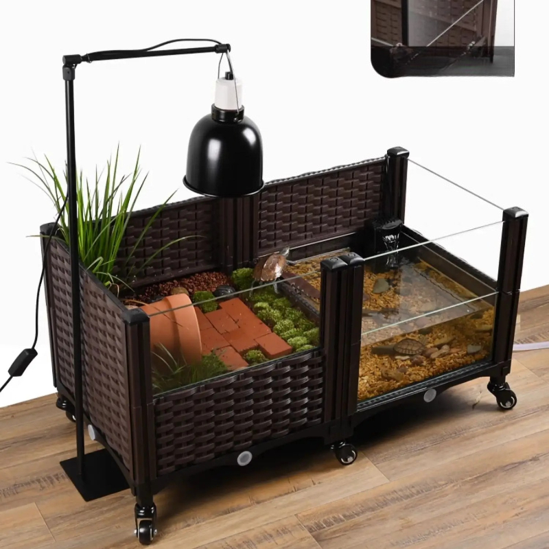 Ekologiczny terrarium dla żółw – Aquarium Fish Yellow recenzja i cena